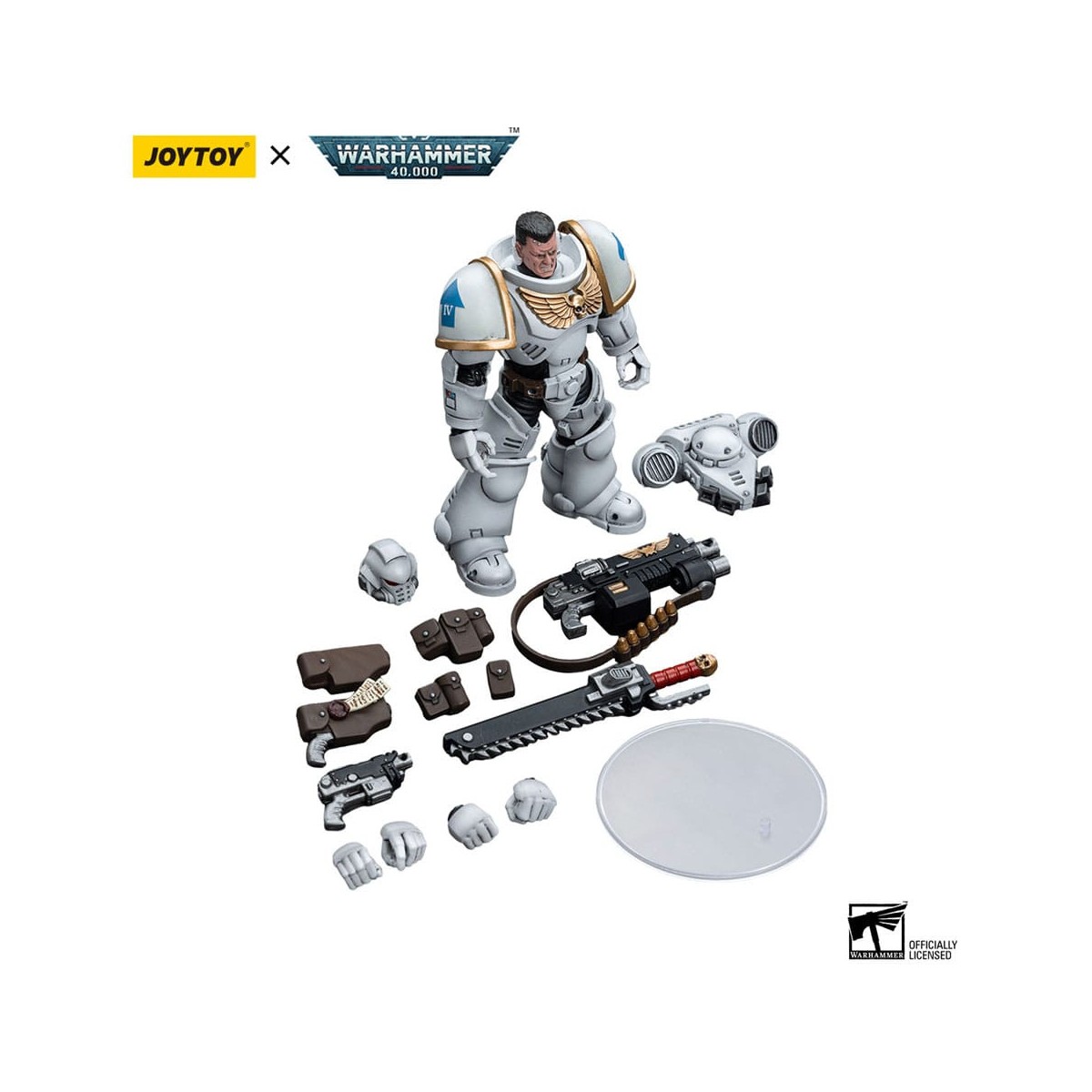 JoyToy Space Marine - Consoli Bianchi - Intercessore 1 1/18 - Warhammer 40K