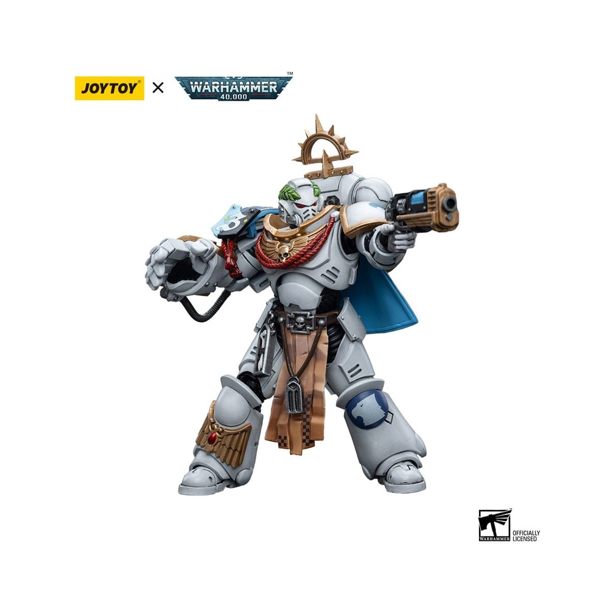 JoyToy Space Marine - Consoli Bianchi - Capitano Messinius 1/18 - Warhammer 40K