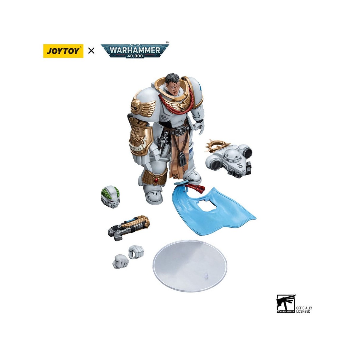 JoyToy Space Marine - Consoli Bianchi - Capitano Messinius 1/18 - Warhammer 40K