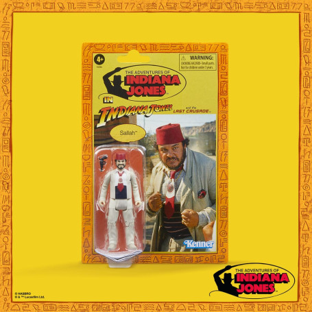 Hasbro - Sallah - Indiana Jones e l'Ultima Crociata - La Collezione Retro