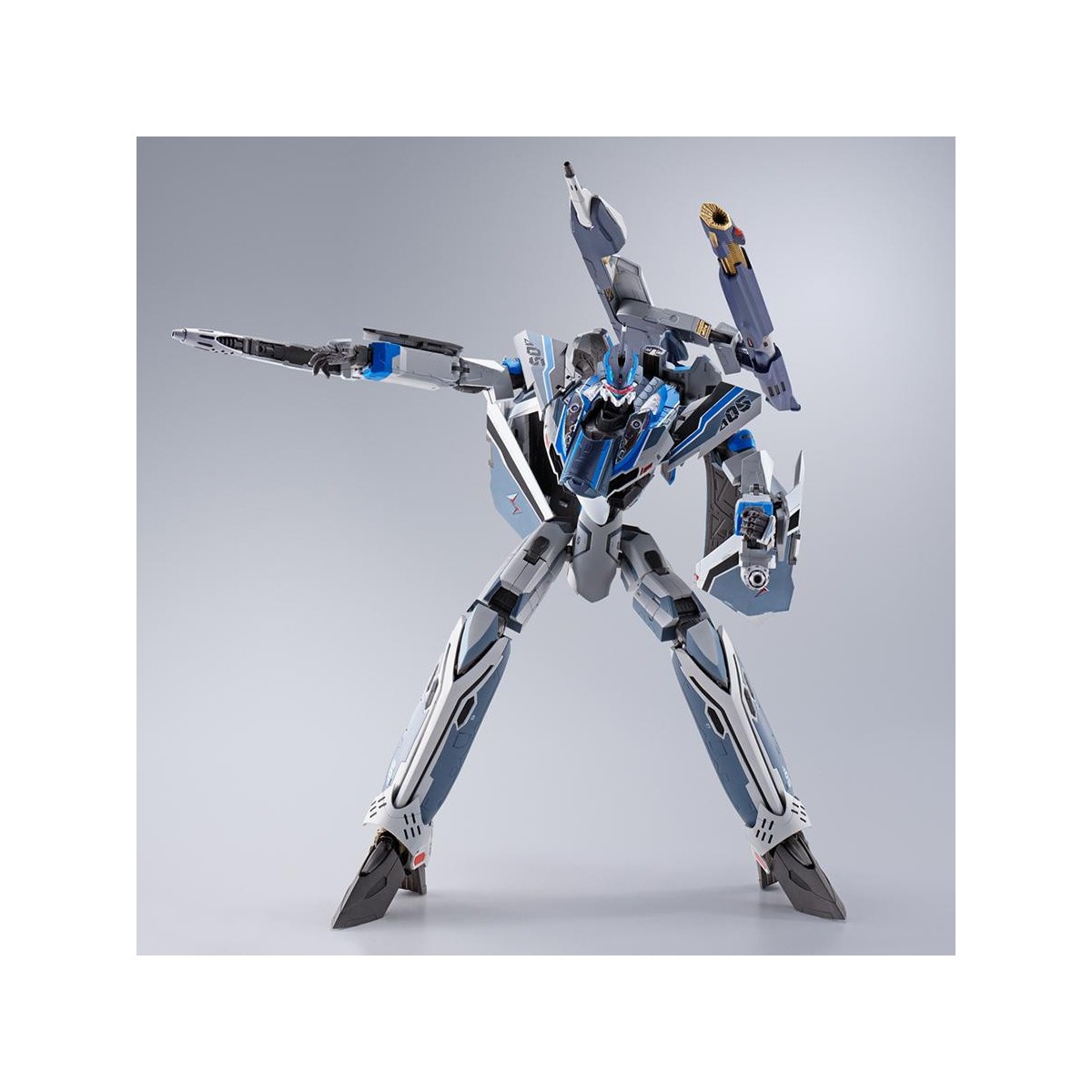 Tamashii Bandai - VF-31AX (Hayate Immelmann Use) Kairos-Plus DX Chogokin - Macross Delta: Absolute Live!!!!!!