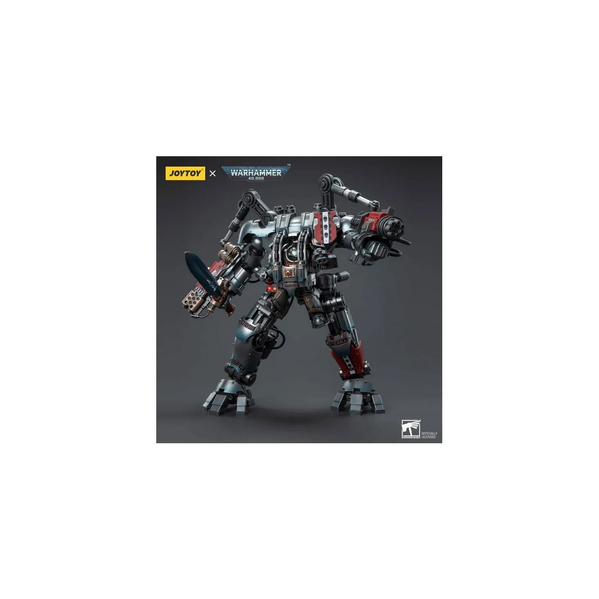 JoyToy Space marines - Cavalieri Grigi - Nemesis Dreadknight con Cavaliere Grigio 1/18 - Warhammer 40K