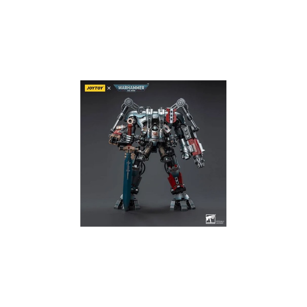 JoyToy Space marines - Cavalieri Grigi - Nemesis Dreadknight con Cavaliere Grigio 1/18 - Warhammer 40K