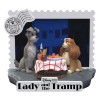 Regno della Bestia Disney - Diorama in PVC D-Stage La Bella e il Vagabondo - Disney 100 anni di meraviglie
