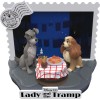 Regno della Bestia Disney - Diorama in PVC D-Stage La Bella e il Vagabondo - Disney 100 anni di meraviglie