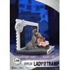 Regno della Bestia Disney - Diorama in PVC D-Stage La Bella e il Vagabondo - Disney 100 anni di meraviglie