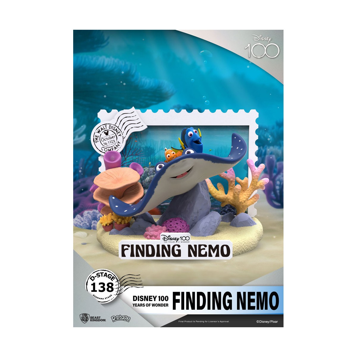 Regno della Bestia Disney - Diorama in PVC D-Stage Il mondo di Nemo - Disney 100 anni di meraviglie