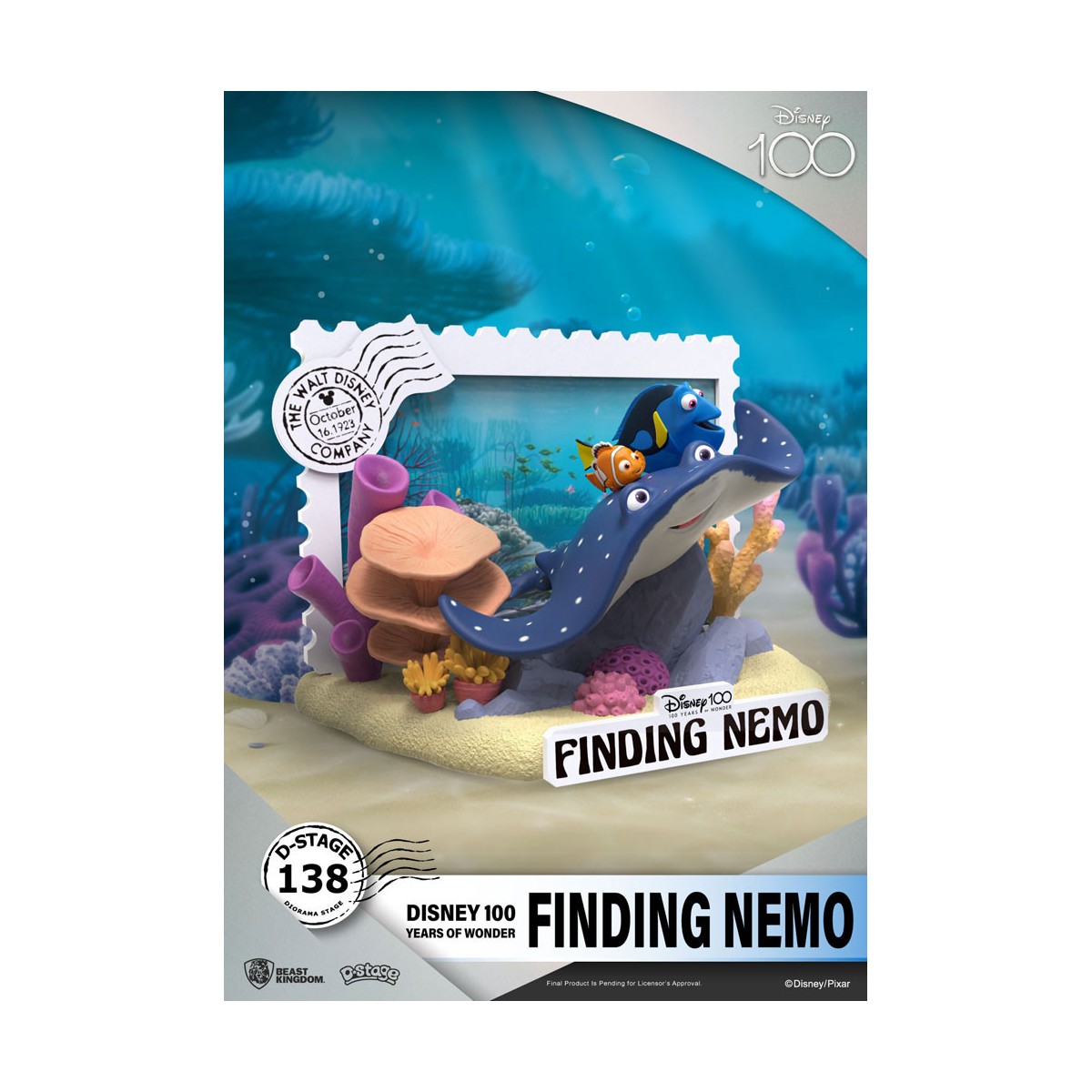 Regno della Bestia Disney - Diorama in PVC D-Stage Il mondo di Nemo - Disney 100 anni di meraviglie
