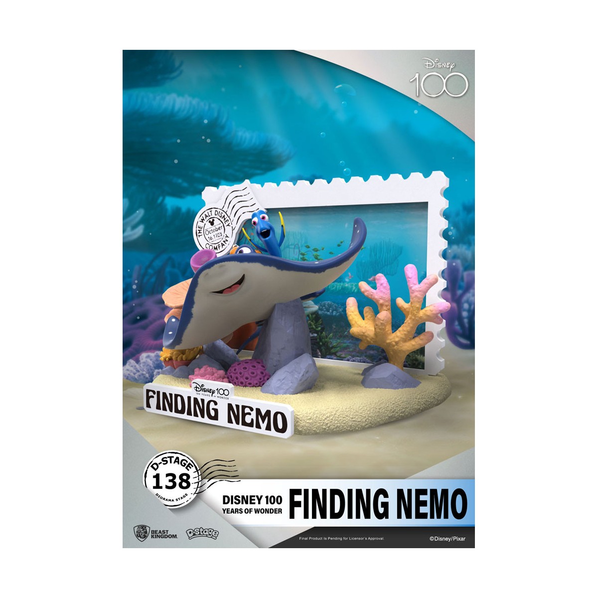Regno della Bestia Disney - Diorama in PVC D-Stage Il mondo di Nemo - Disney 100 anni di meraviglie