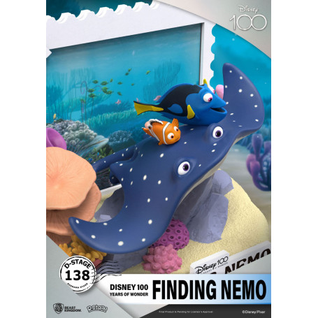 Regno della Bestia Disney - Diorama in PVC D-Stage Il mondo di Nemo - Disney 100 anni di meraviglie