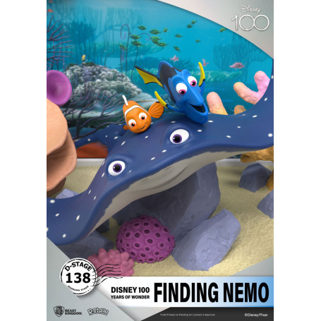 Regno della Bestia Disney - Diorama in PVC D-Stage Il mondo di Nemo - Disney 100 anni di meraviglie