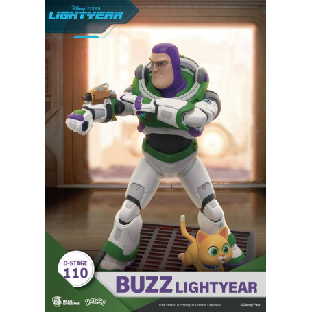 Regno delle Bestie Disney - Diorama in PVC D-Stage Buzz Lightyear - Disney 100 anni di meraviglie