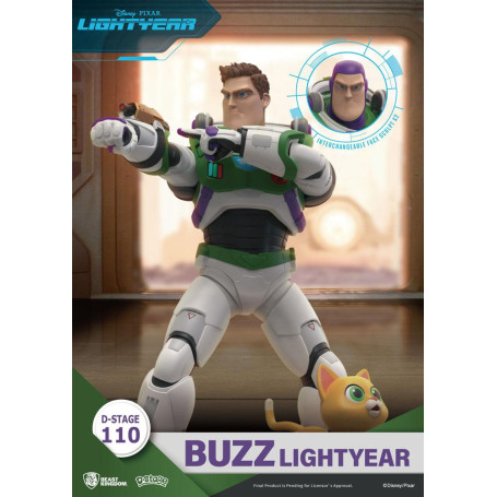 Regno delle Bestie Disney - Diorama in PVC D-Stage Buzz Lightyear - Disney 100 anni di meraviglie
