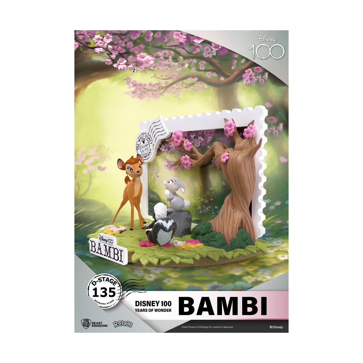 Regno delle bestie Disney - D-Stage PVC Diorama Bambi - Disney 100 anni di meraviglie