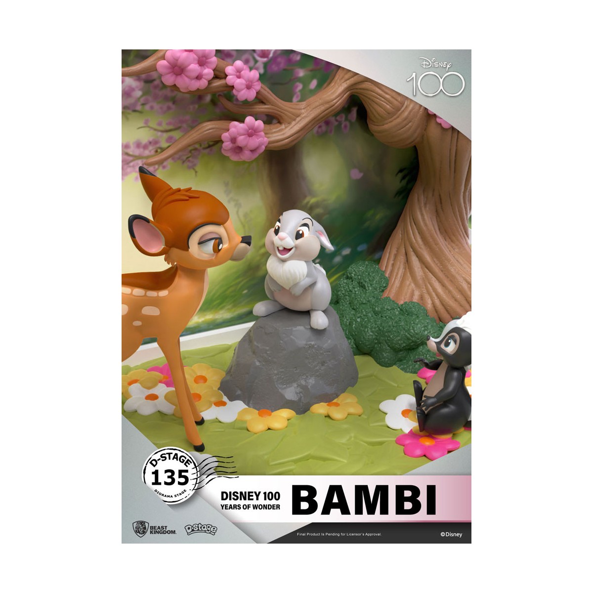 Regno delle bestie Disney - D-Stage PVC Diorama Bambi - Disney 100 anni di meraviglie