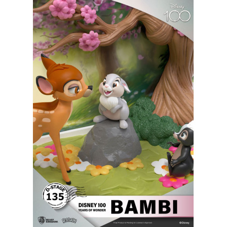 Regno delle bestie Disney - D-Stage PVC Diorama Bambi - Disney 100 anni di meraviglie