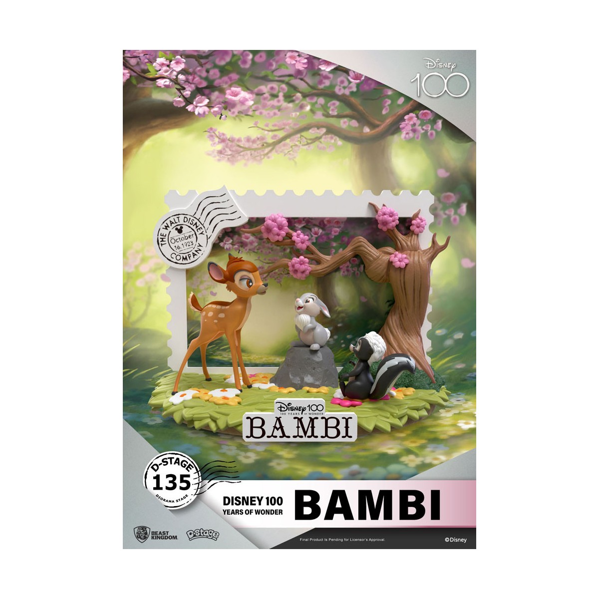Regno delle bestie Disney - D-Stage PVC Diorama Bambi - Disney 100 anni di meraviglie