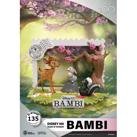 Regno delle bestie Disney - D-Stage PVC Diorama Bambi - Disney 100 anni di meraviglie