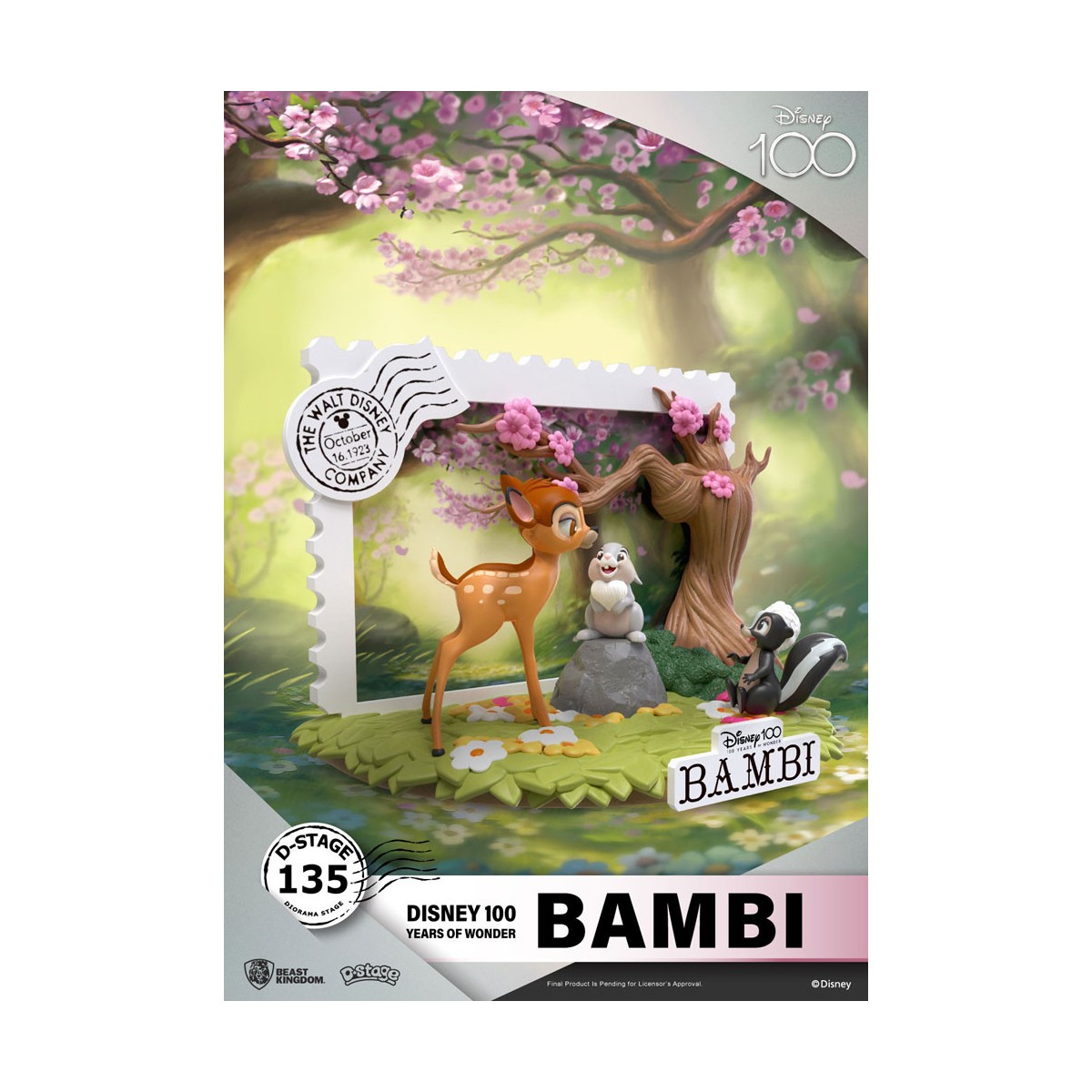 Regno delle bestie Disney - D-Stage PVC Diorama Bambi - Disney 100 anni di meraviglie
