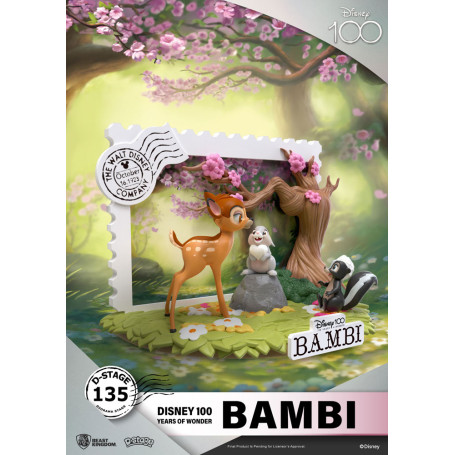 Regno delle bestie Disney - D-Stage PVC Diorama Bambi - Disney 100 anni di meraviglie