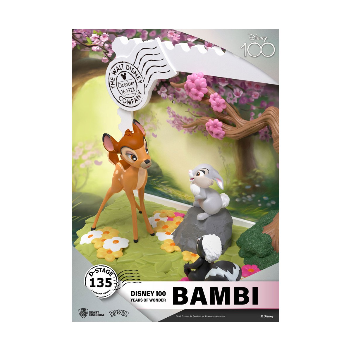 Regno delle bestie Disney - D-Stage PVC Diorama Bambi - Disney 100 anni di meraviglie