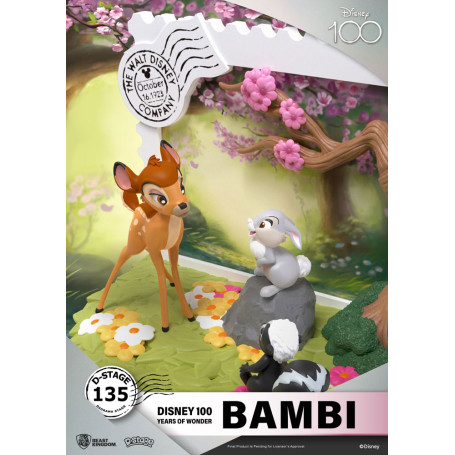 Regno delle bestie Disney - D-Stage PVC Diorama Bambi - Disney 100 anni di meraviglie