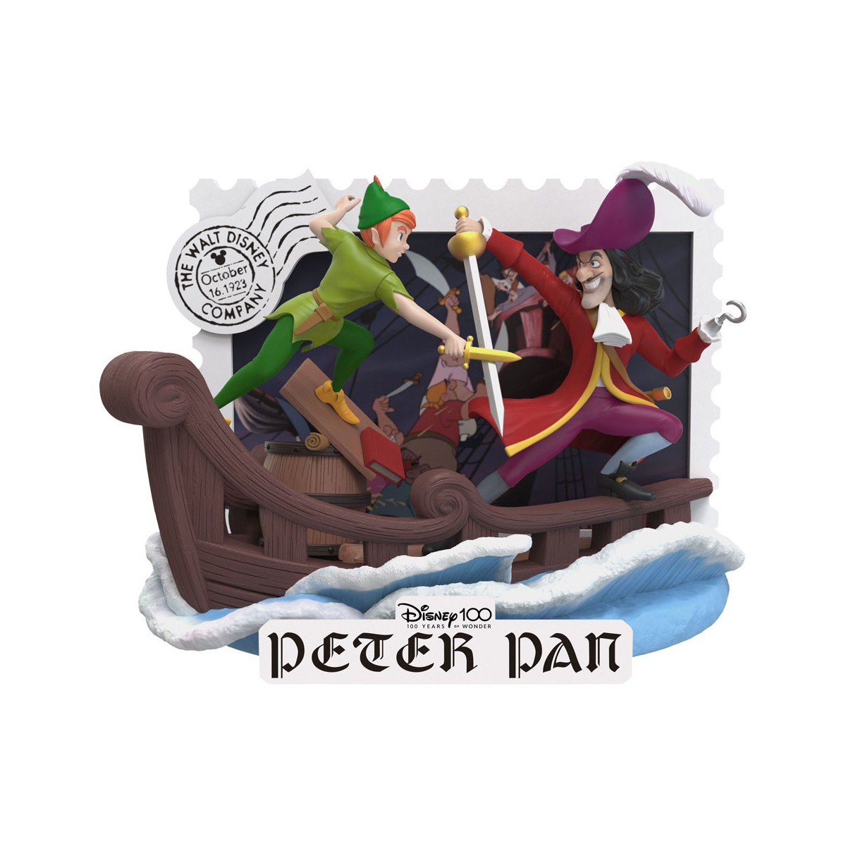 Regno della Bestia Disney - D-Stage PVC Diorama Peter Pan - Disney 100 anni di meraviglie