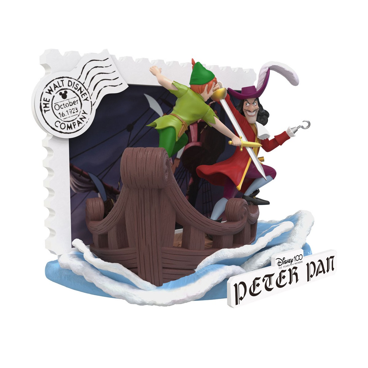 Regno della Bestia Disney - D-Stage PVC Diorama Peter Pan - Disney 100 anni di meraviglie