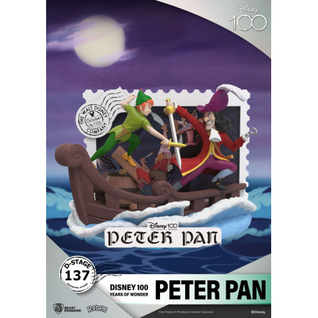 Regno della Bestia Disney - D-Stage PVC Diorama Peter Pan - Disney 100 anni di meraviglie