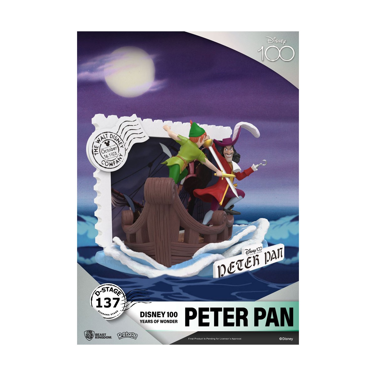 Regno della Bestia Disney - D-Stage PVC Diorama Peter Pan - Disney 100 anni di meraviglie