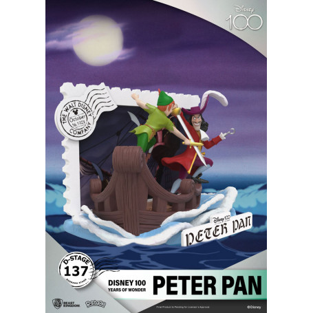 Regno della Bestia Disney - D-Stage PVC Diorama Peter Pan - Disney 100 anni di meraviglie