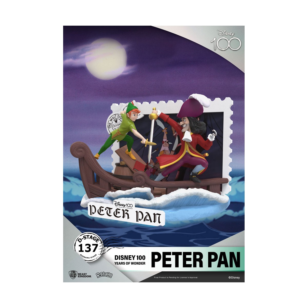 Regno della Bestia Disney - D-Stage PVC Diorama Peter Pan - Disney 100 anni di meraviglie