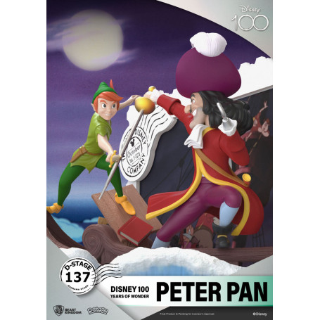 Regno della Bestia Disney - D-Stage PVC Diorama Peter Pan - Disney 100 anni di meraviglie