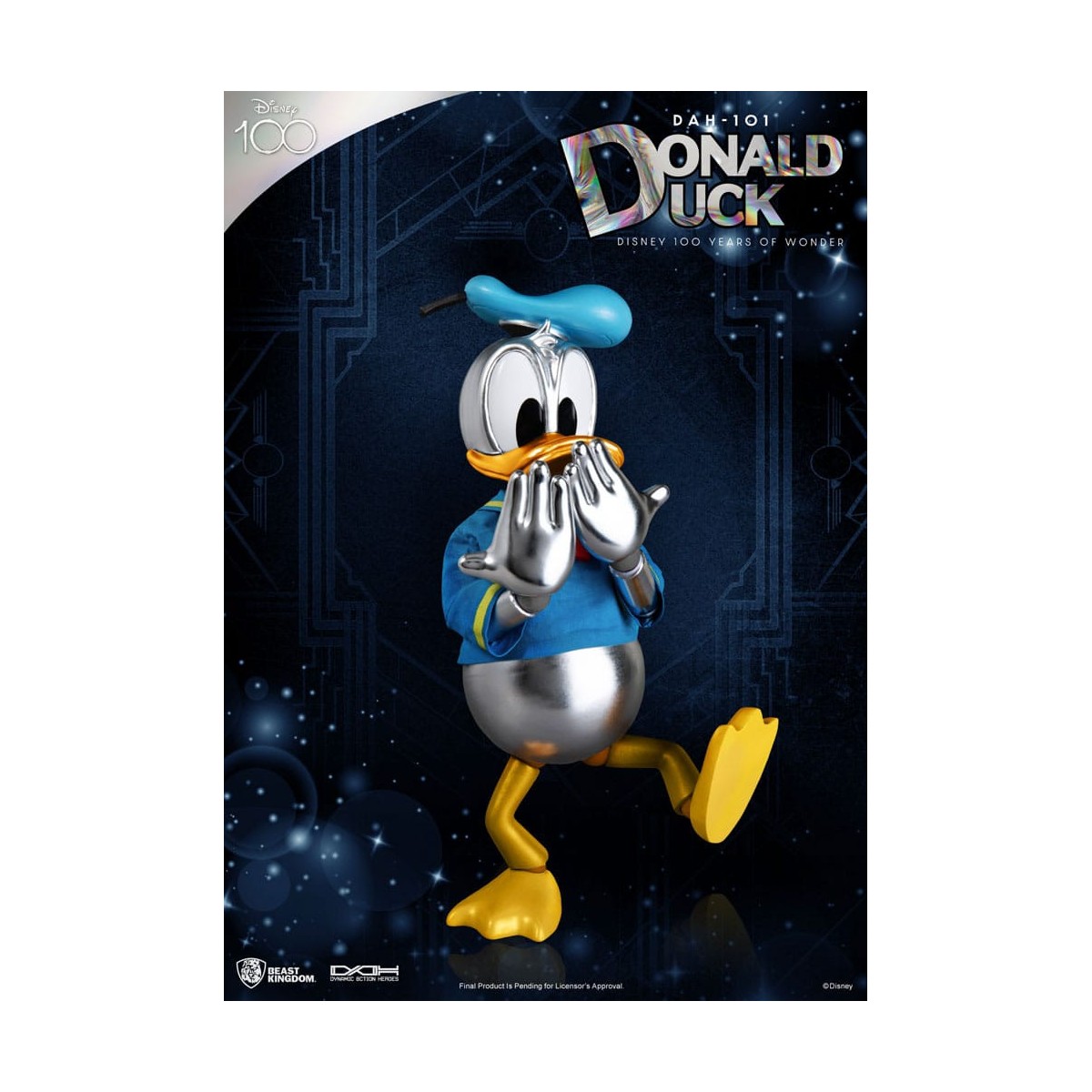Regno delle Bestie Disney 100 anni di meraviglie - Paperino - Eroi d'azione dinamici 1/9 - D100