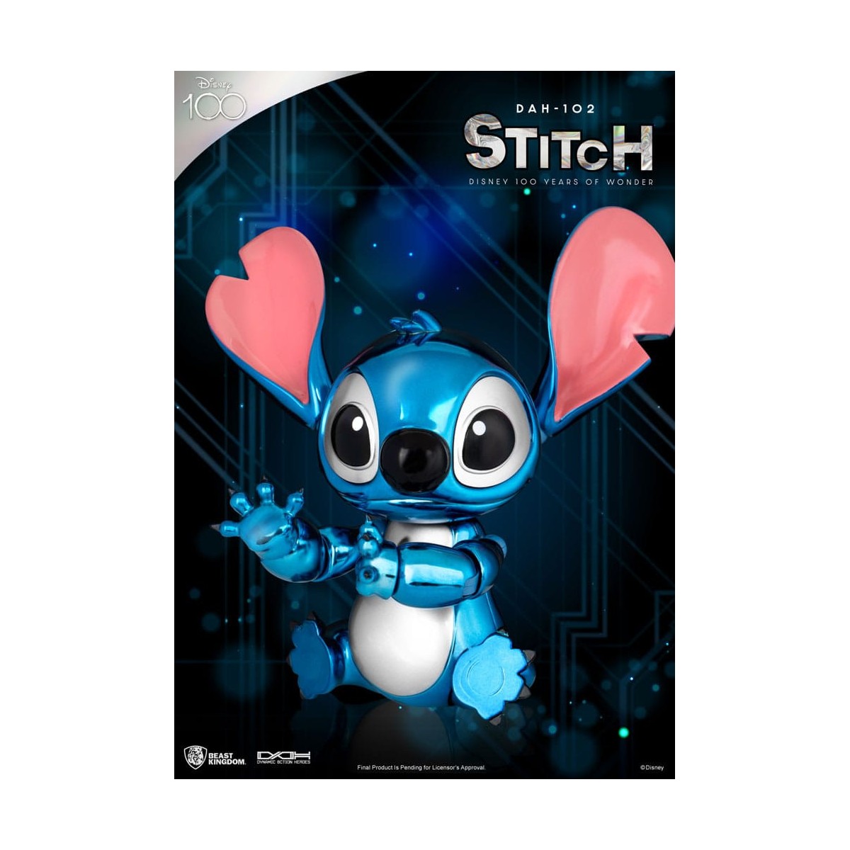 Regno delle belve Disney 100 anni di meraviglie - Lilo & Stitch - Stitch - Eroi d'azione dinamici 1/9 - D100