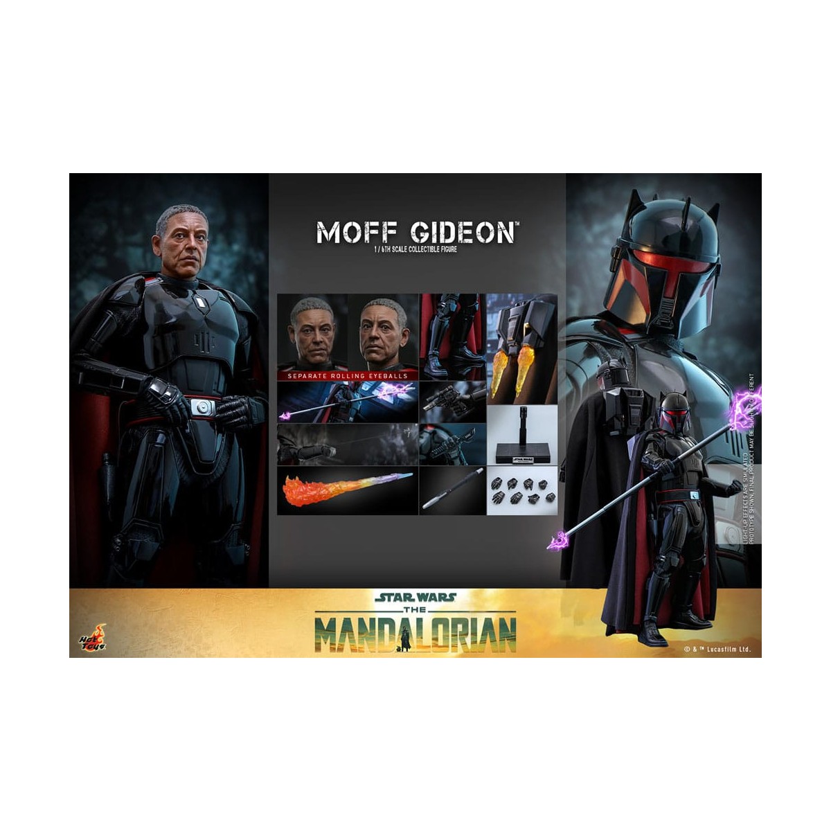 Hot Toys Star Wars - Moff Gideon corazzato 1/6 - I Mandaloriani