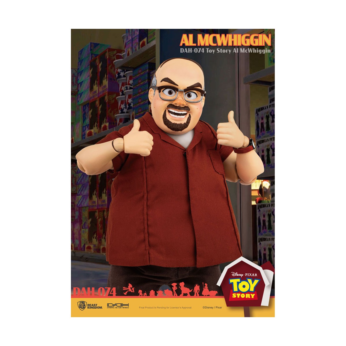 Regno delle bestie - Toy Story 2 Al Mcwhiggn - action figure Dynamic Action Heroes 1/9