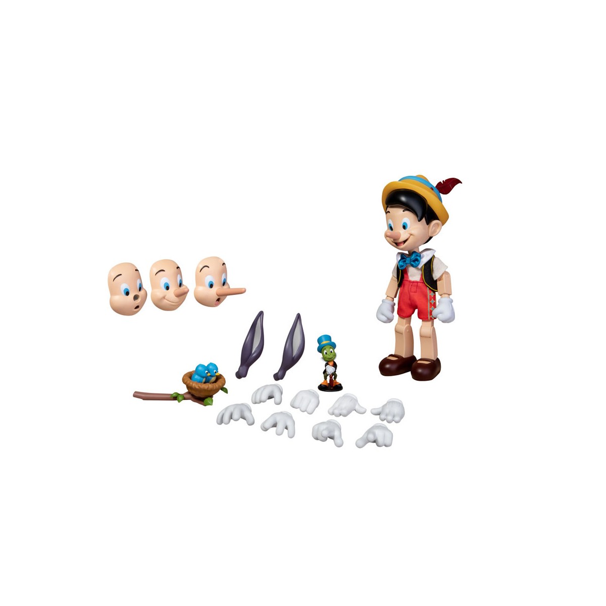 Figurina classica Disney del Regno delle Bestie - Pinocchio - Eroi d'azione dinamici 1/9