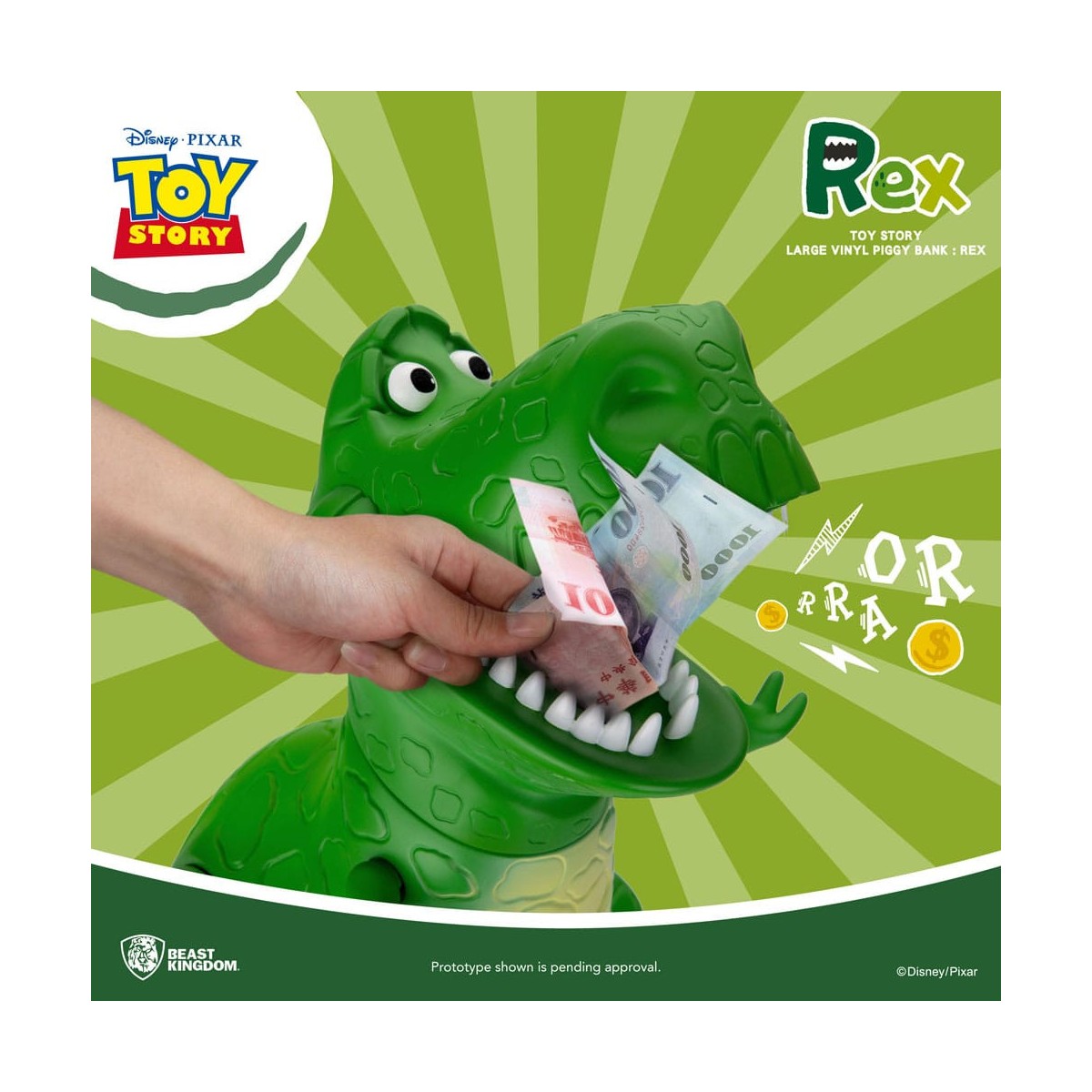 Salvadanaio gigante Beast Kingdom Toy Story - Rex
