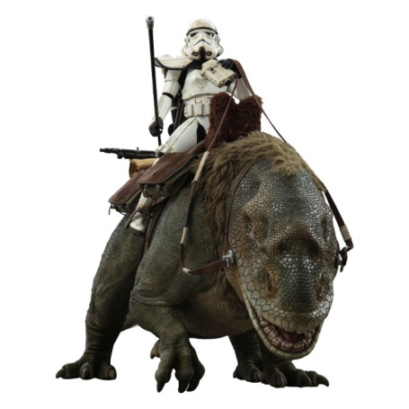 Hot Toys Star Wars - Confezione 2 figure 1/6 Sergente Sandtrooper e Dewback - Episodio IV