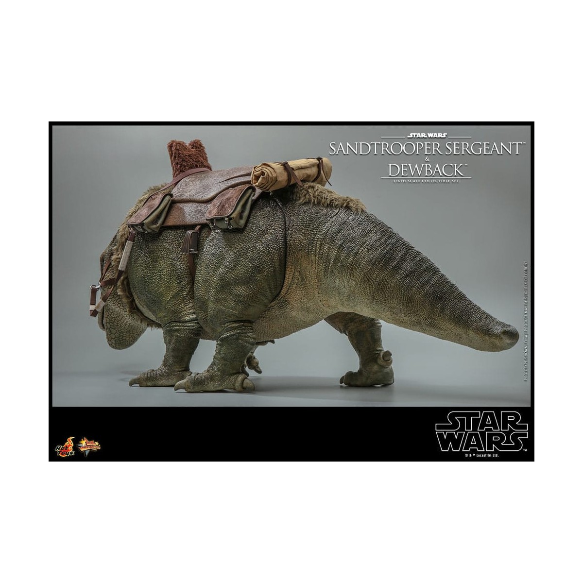 Hot Toys Star Wars - Confezione 2 figure 1/6 Sergente Sandtrooper e Dewback - Episodio IV