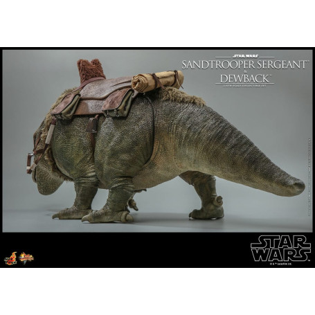Hot Toys Star Wars - Confezione 2 figure 1/6 Sergente Sandtrooper e Dewback - Episodio IV
